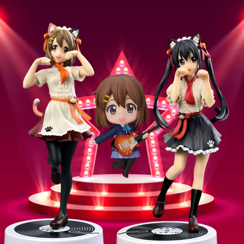 # 2900 K-On! Yui Hirasawa 2.0 Anime-Mädchenfigur Nakano Azusa Actionfigur Hirasawa Yui Sammelfigur Modellpuppe Spielzeug 10cm