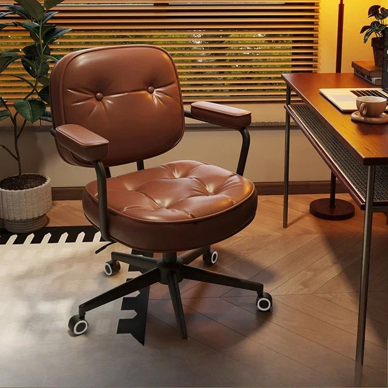 Internet celebrity Computer chair light luxury office chair study desk chair lift swivel chair office chair back seat