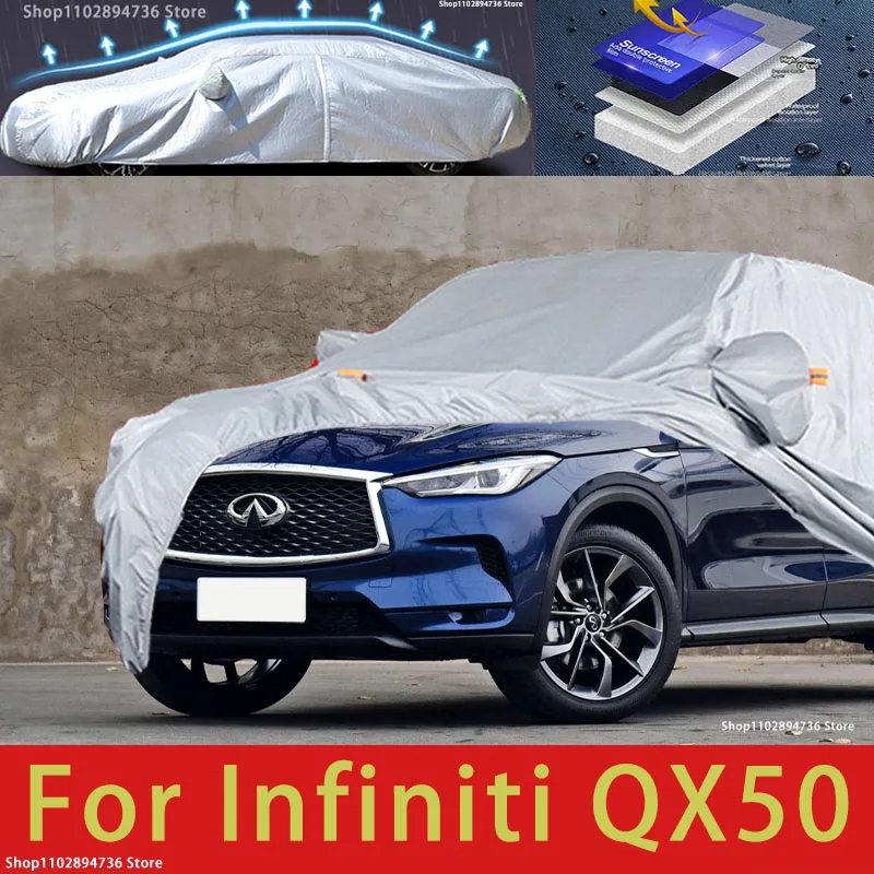 

Защитный чехол для автомобиля lnfiniti QX50, защита от солнца, защита от охлаждения, автомобильная одежда, защита краски автомобиля