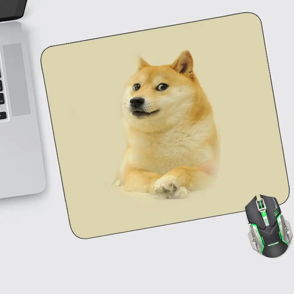 

Kawaii Shiba Inu Mouse Pad Small Gaming Accessories Keyboard Computer Offices Desk Mat Pc Gamer Non-slip Rubber Mousepad