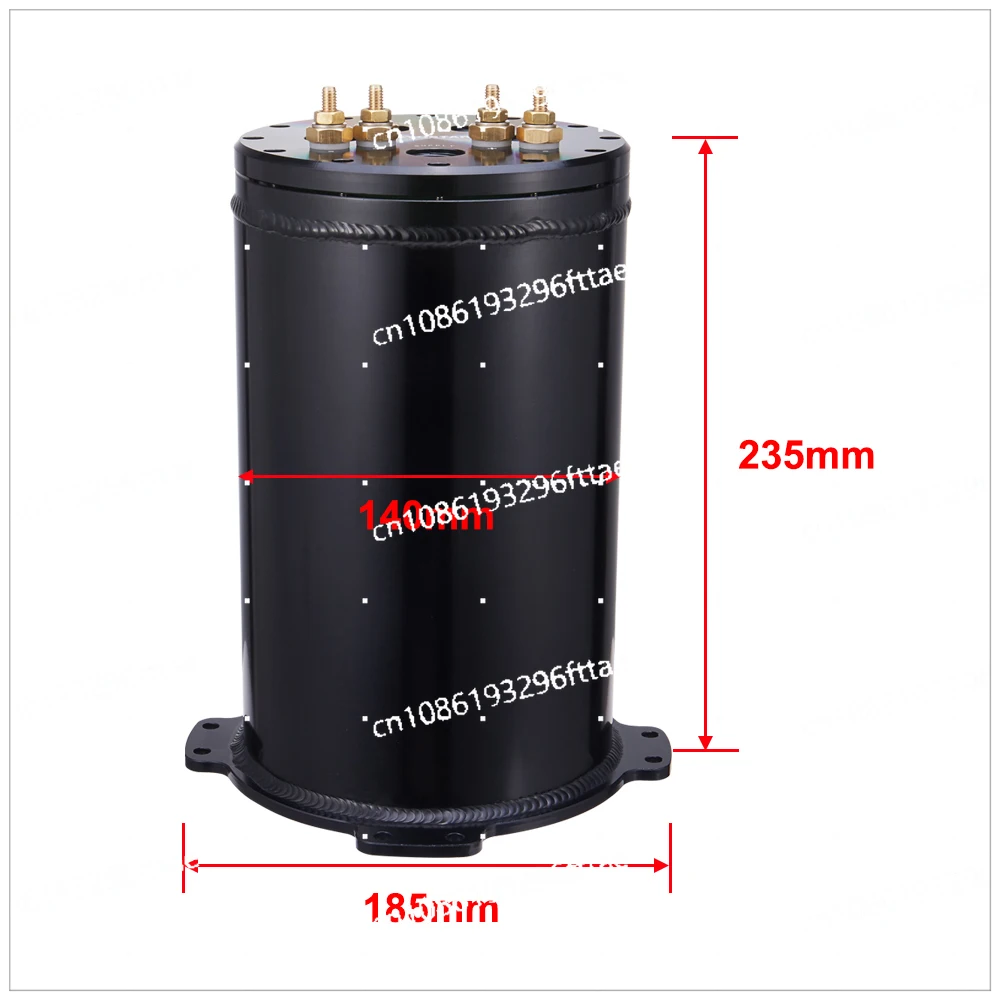 8AN Ports 2.8 L Fuel Surge Tank for Twin 40 Mm Fuel Pumps Kyostar Universal Aluminum