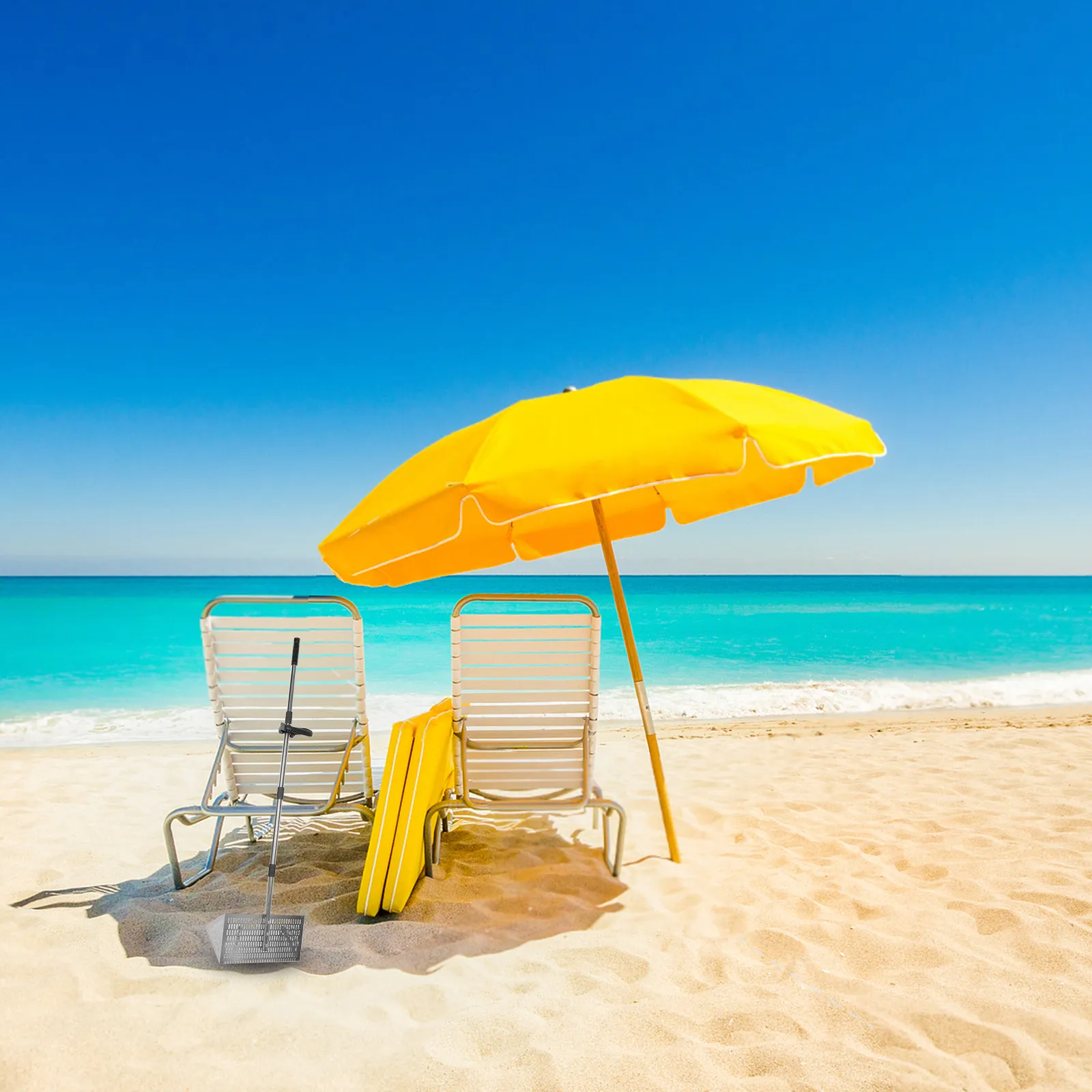 carbon-steel-beach-sand-sifter-detachable-portable-sand-scoop-multi-functional-shovel-for-treasure-hunting-shell-collecting