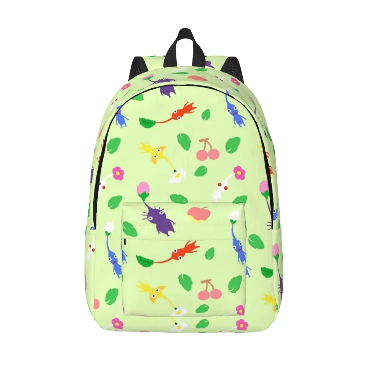 

Милый Pikmin для подростков, школьный рюкзак, игровой художественный рюкзак, подарок для начальной школы