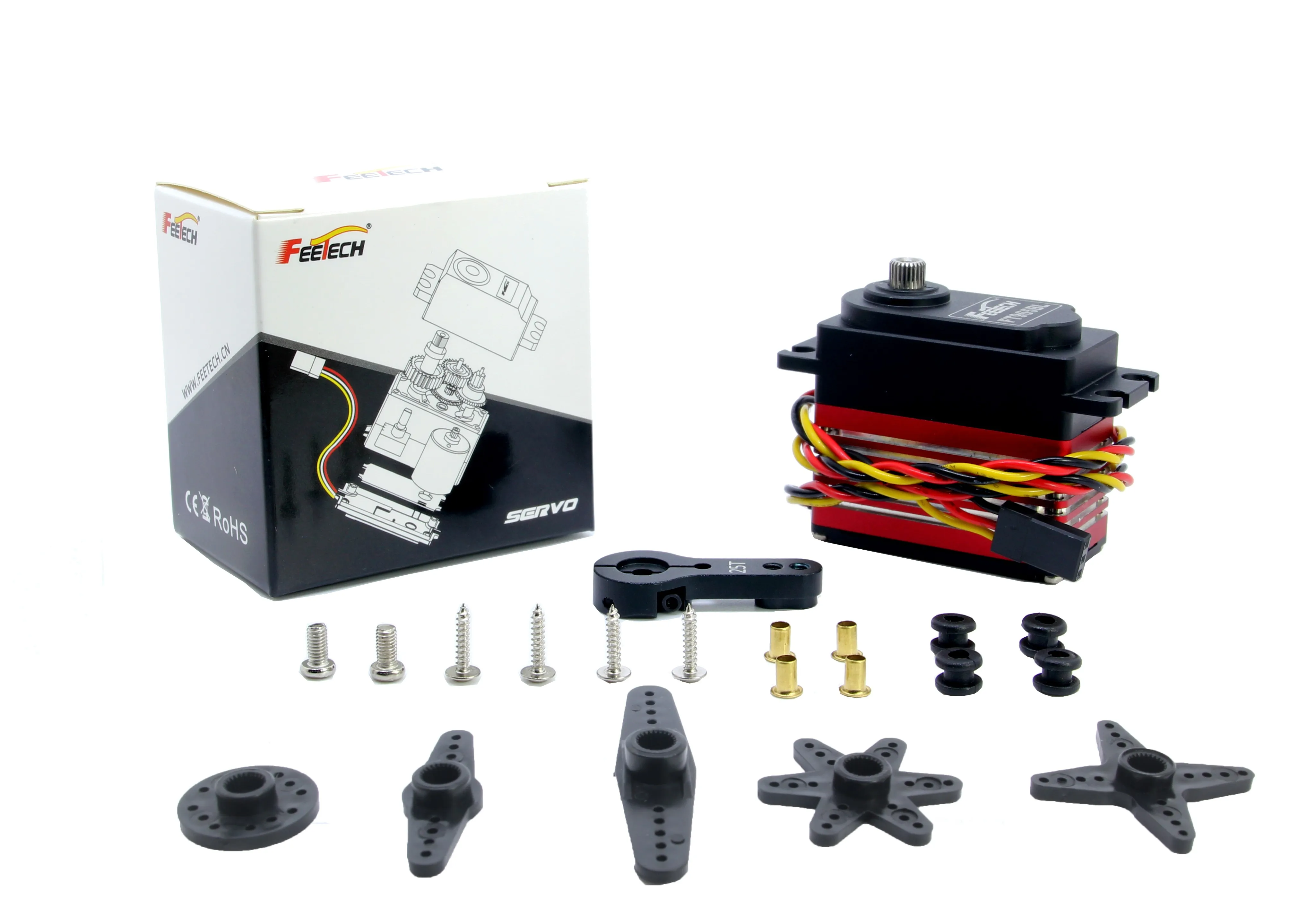 60kg Hoogspanning CNC Metal case Digitale Waterdichte Rc Servo Hobby UAV Drone Robot Kit Industrie Intelligente Landbouw Servo