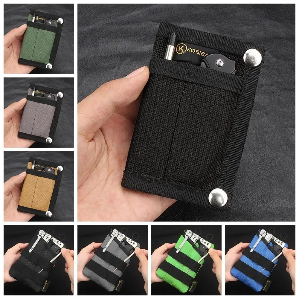 

Oxford Hiking Outdoor Coin Purse Large Capacity Foldable EDC Pouch Wallet Mobile Phone Bag Compact Design Camping Storage Wallet