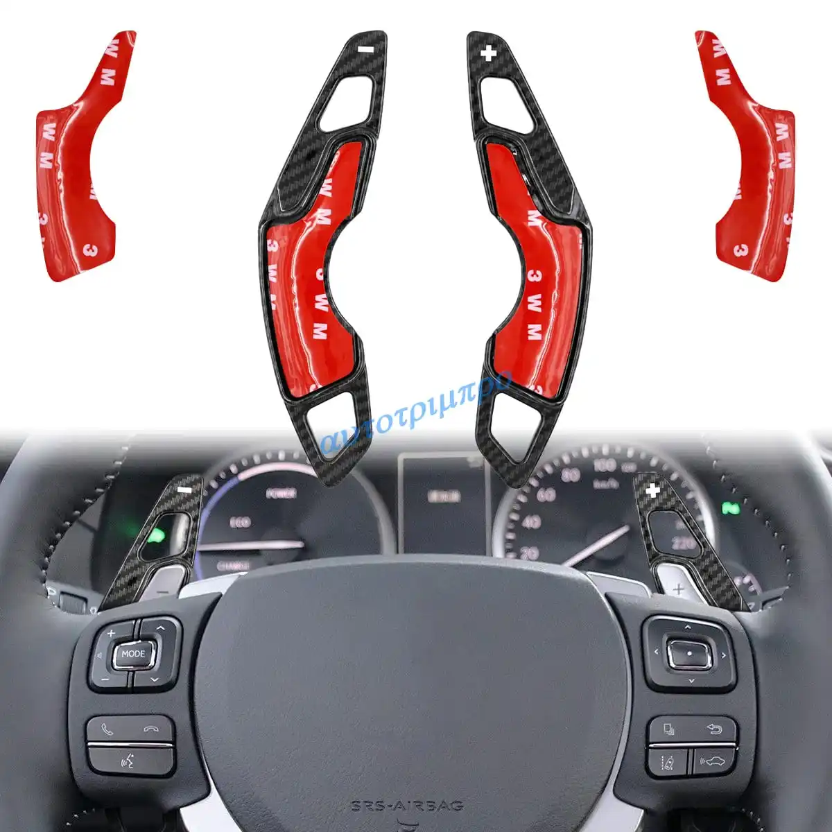 

Для Lexus IS NX 200t 250 300 300h 350 углеродное волокно автомобильный руль, рычаг переключения передач, наклейки DSG, аксессуары для подъема весла