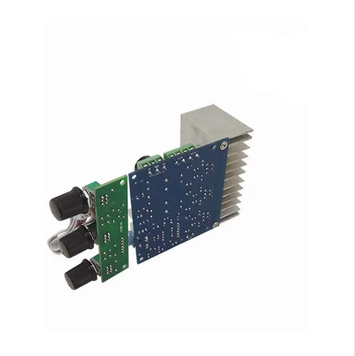12V TDA2030A power amplifier 2.1 20W*2+30W bass subwoofer Audio amplifier with Volume Control Preamp Board