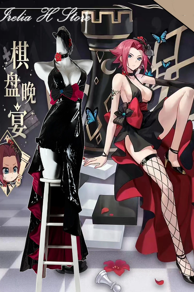 Irelia H Store Kallen from Code Geass MahjongSoul Kallen Stadtfeld Cosplay Costume evening dresses female