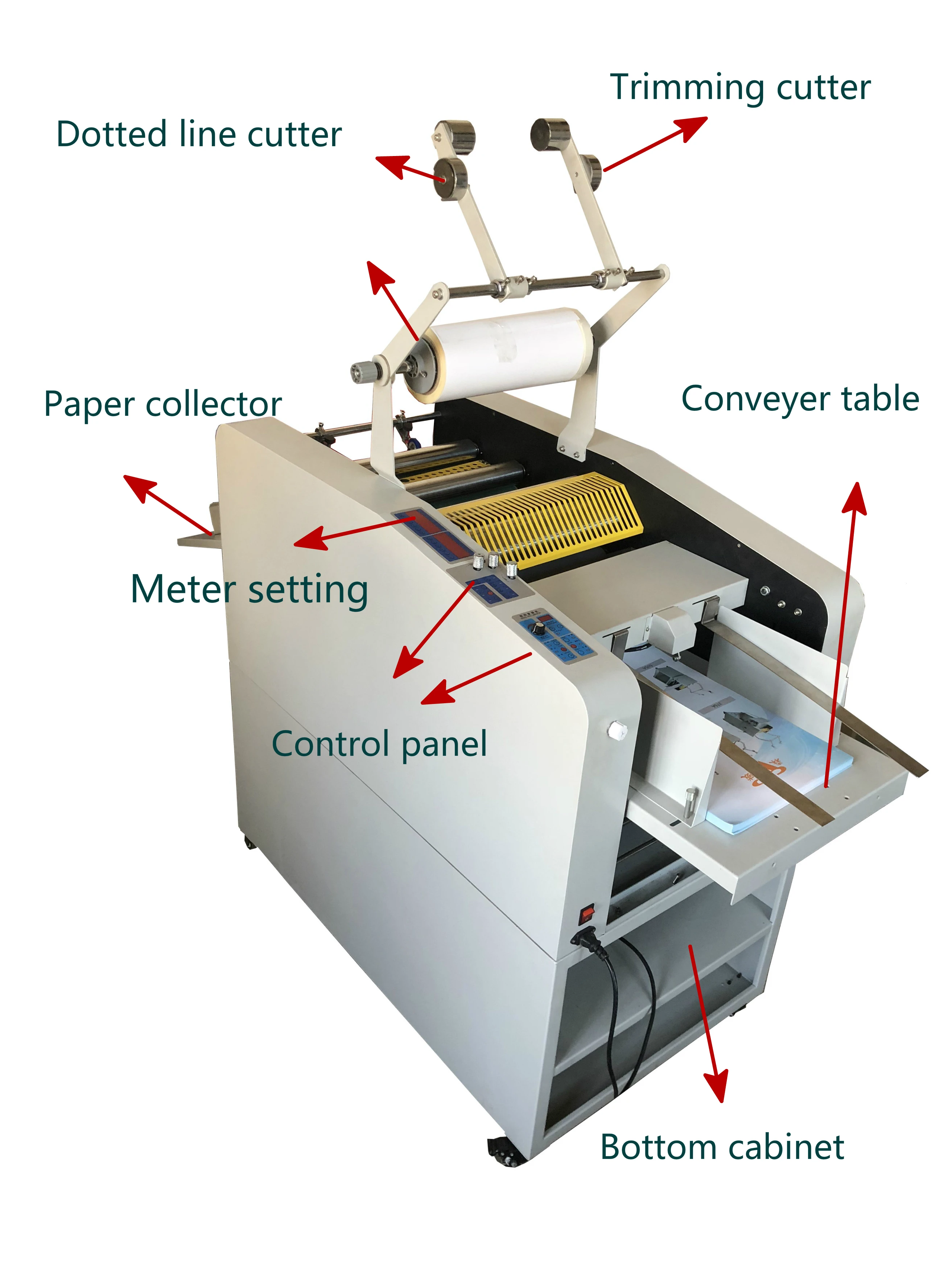 SMFM390G Automatic Laminating Machine - alternate angle