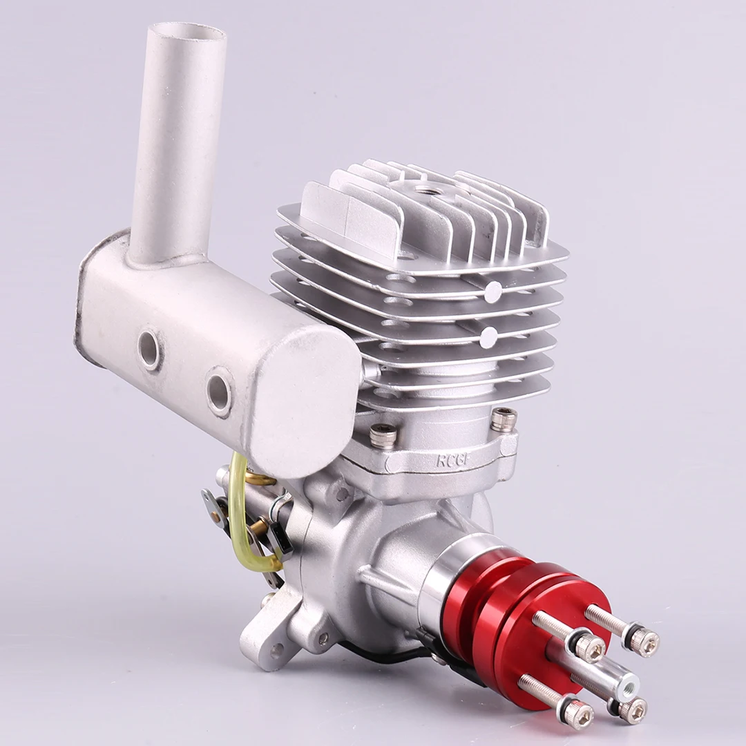 RCGF 56cc Single Cylinder Side Exhaust Metal Petrol/  Engine for RC Airplane Two Strokes Natural Air