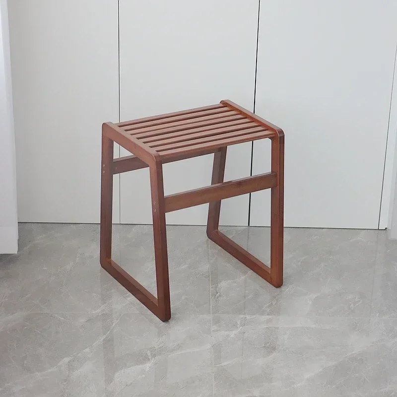 Wooden Bathed Bathroom Chairs Stepping Drainage Supplies Bathroom Stools Multifunction Sillas Plegables Home Furniture CM50YS