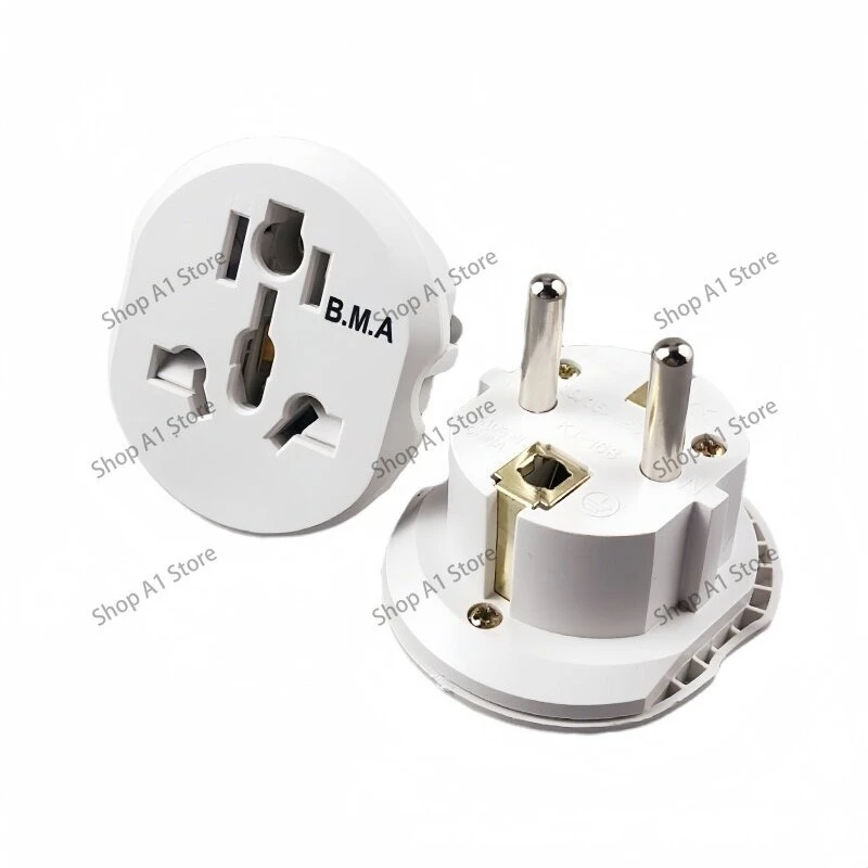 German standard adapter socket European travel adapter Germany Russia France South Korea European standard adapter plug