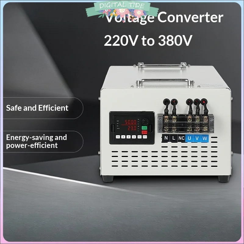 NEW SU1000  220v to 380v step-up transformer, dual inverter voltage converter, high-power single-phase to three-phase converter