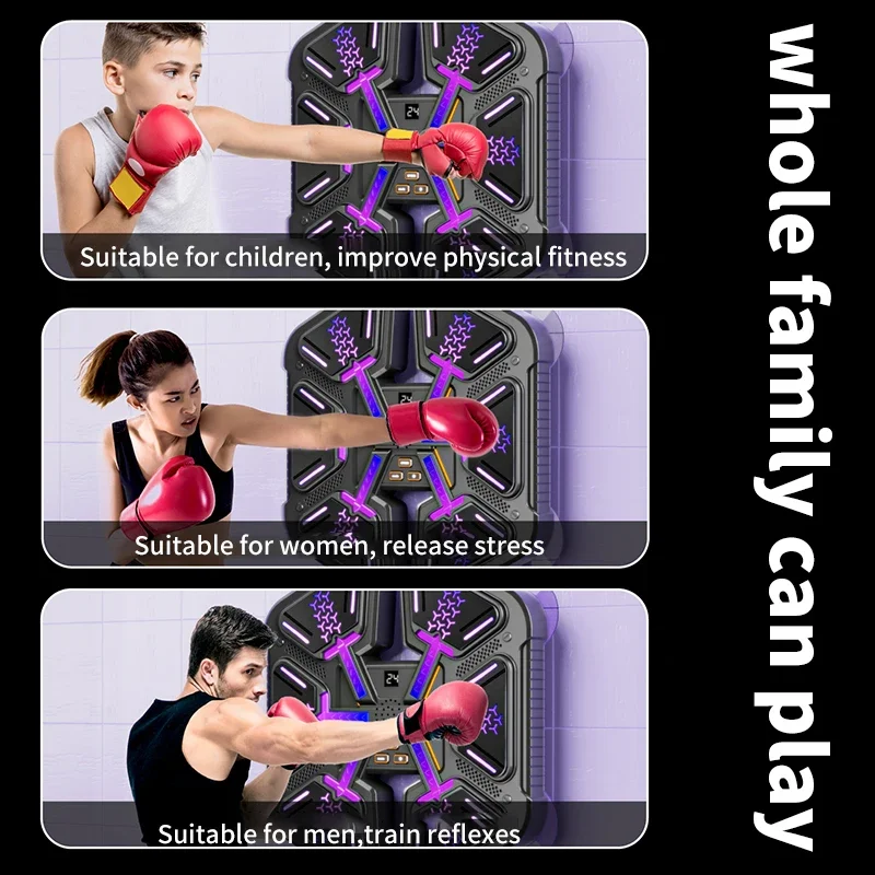 Newly Upgraded Home Indoor Boxing Mobile Target Sports Smart Electronic Boxing Batting Game Machine Equipment