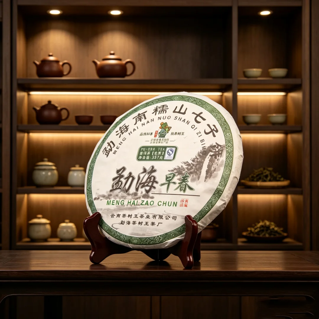Chinese puer tea Yunnan Shu Raw Small Pu'er Tea Cake Model Simulation Tea Cake Cooked Set Paper Bags Recyclable NO Packing Bag