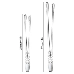 Bbq Food Kitchen Tongs 304 Handle Kitchens Accessories Tool Dining Gadget Steel Item Long Cooking Non-slip Stainless Tools Home