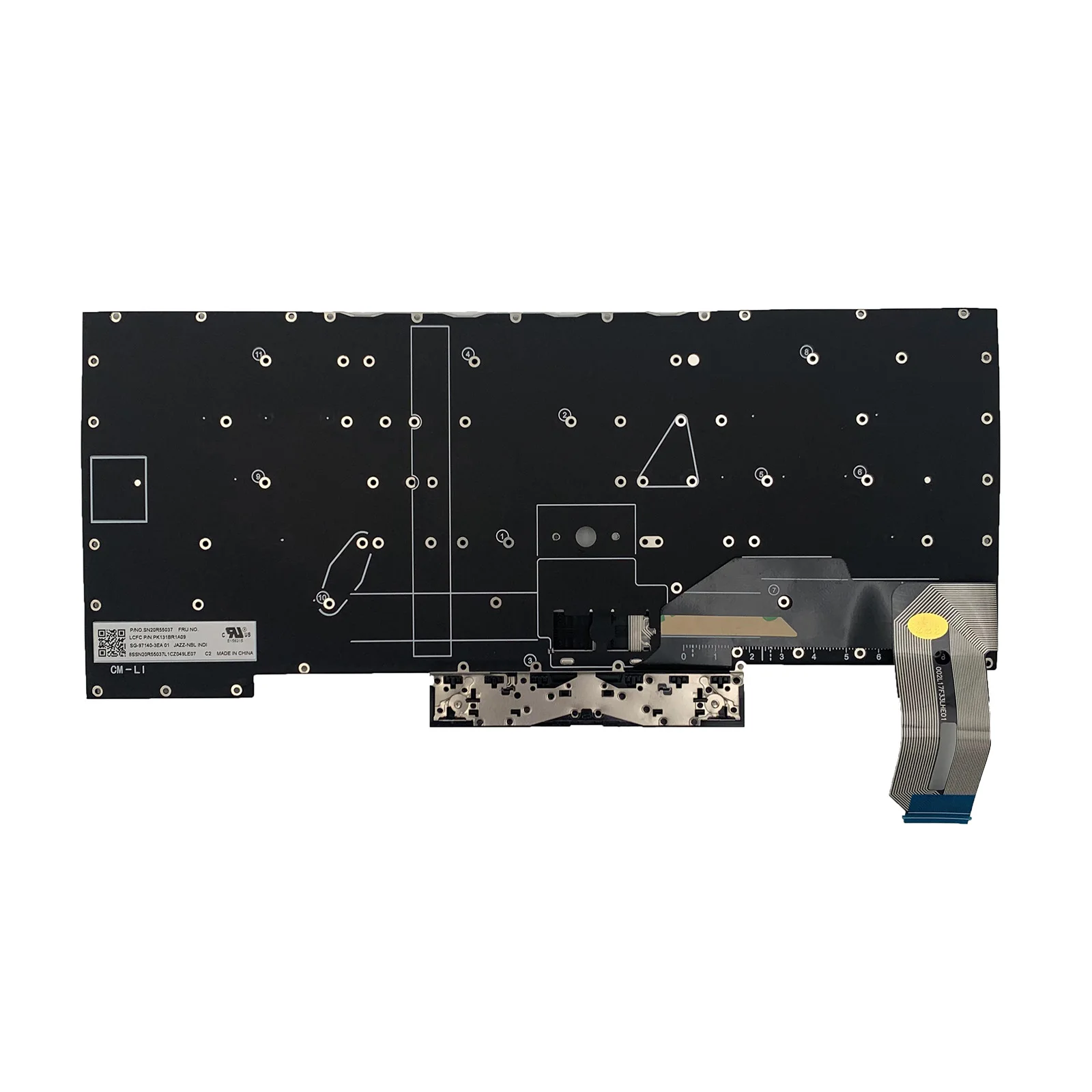 Imagem -03 - Eua Novo para Lenovo Thinkpad T490s T495s Teclado sem Retroiluminado Nenhum Ponteiro