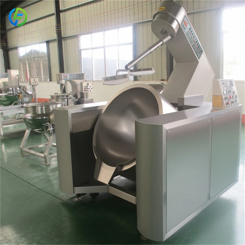 Planetary Stirring Jacketed Pot with Mixer Electric Heating Stirring Pot Cooking Mixer Machine Gas Jacketed Kettle FL Customized