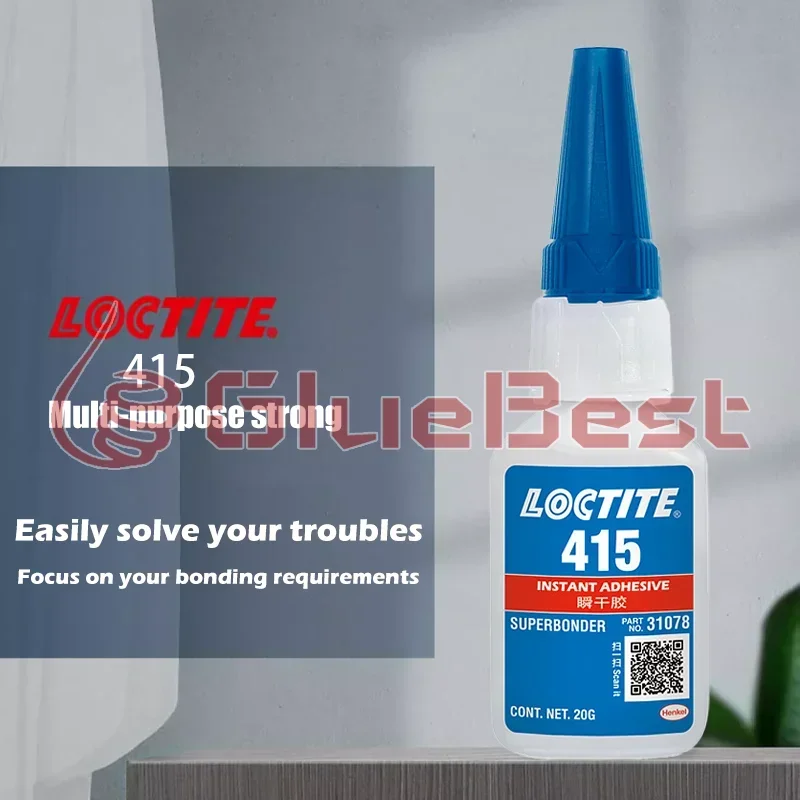 Loctite 415 416 Multifunctional Strong Universal Instant Curing Agent for Metal, Plastic and Rubber Original Product