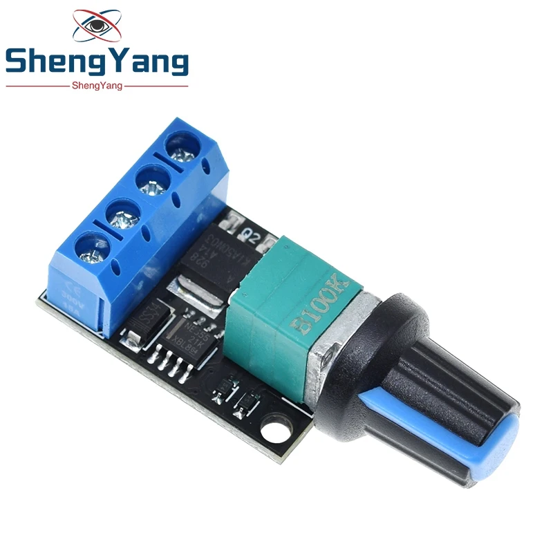 TZT 5V 12V 10A Voltage Regulator PWM DC Motor Speed Controller Governor Stepless Speed Regulator LED Dimmer Power Controller image 4