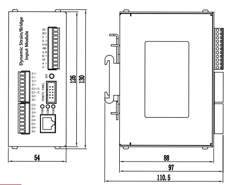 High quality digital Control instrument X-F101 high dynamic response frequency force trandsducer