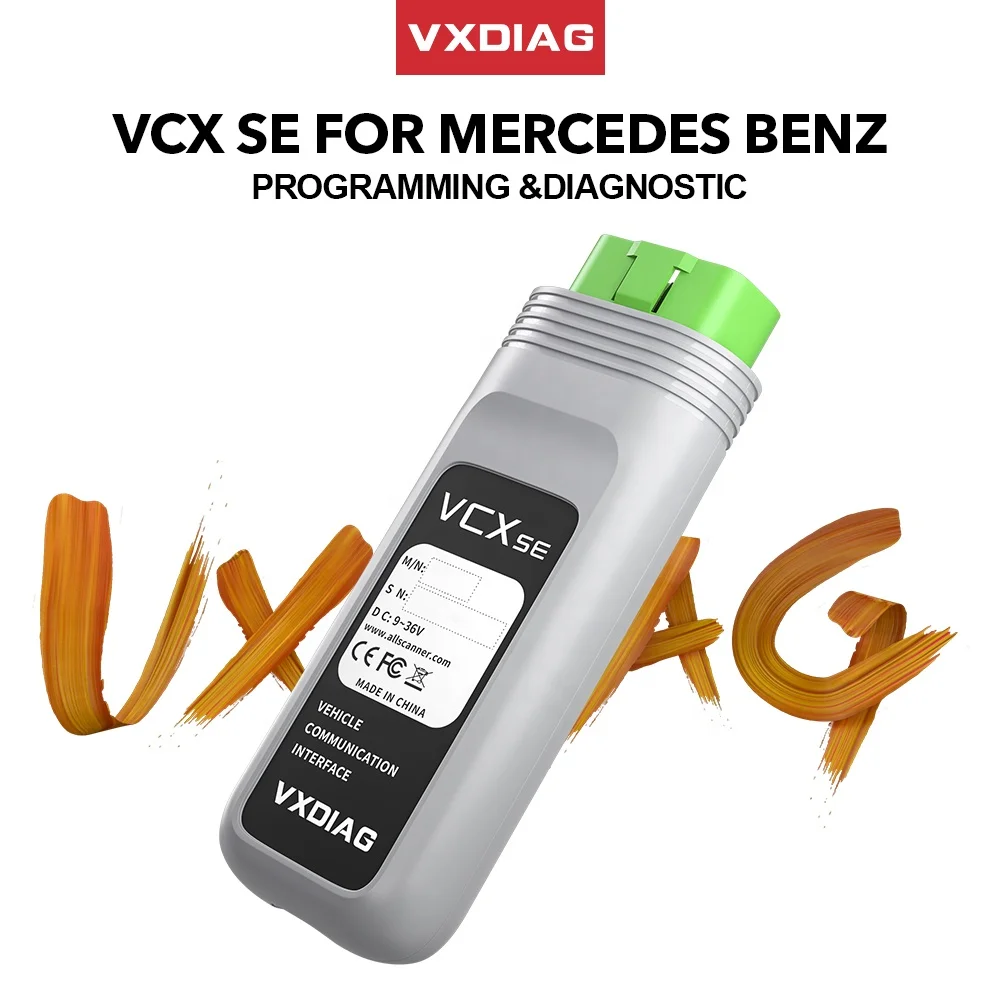 VXDIAG VCX SE for Benz obd2 Automotive Scanner for MB for Benz Offline Coding C6 Star Diagnostic for Mercedes Auto Diagnostic