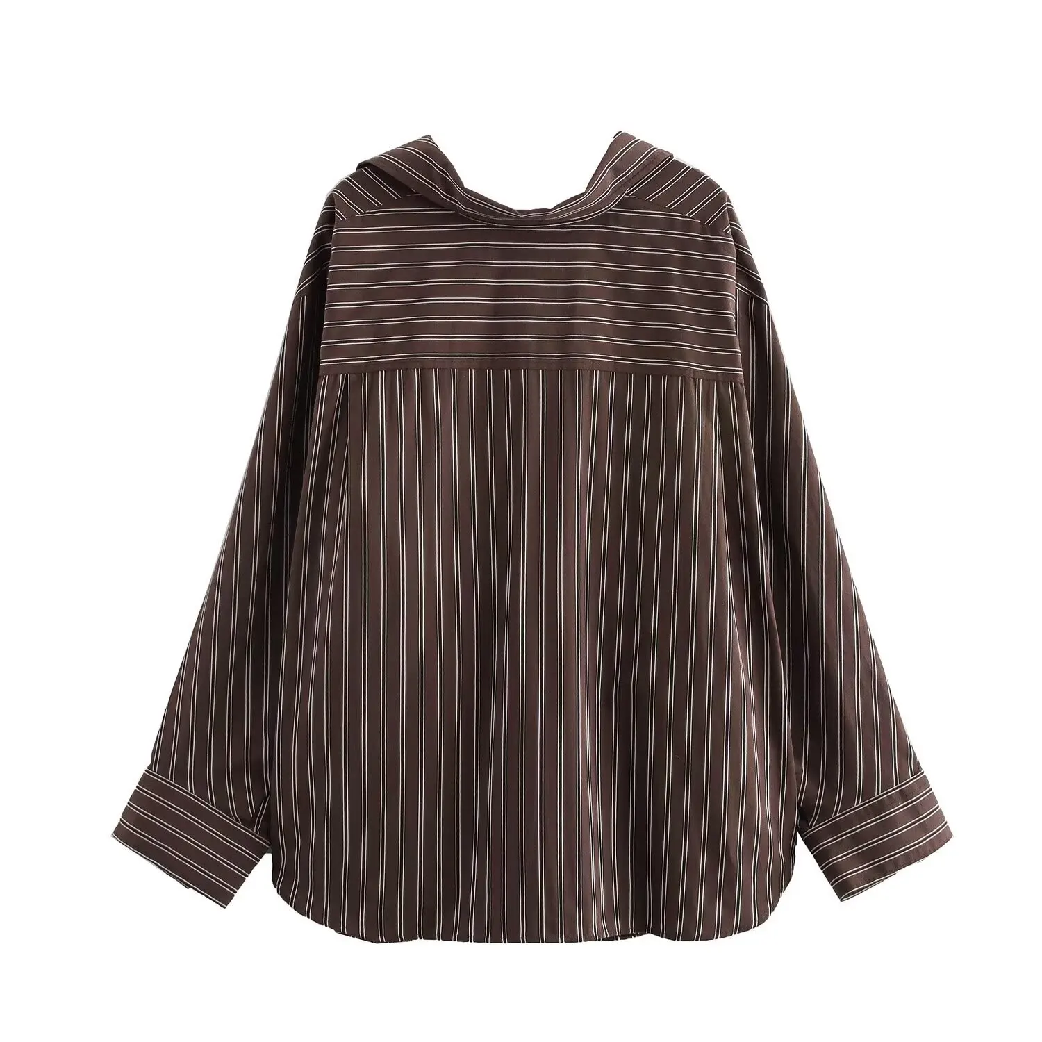 Women Striped Shirts New Women's Classic Casual Shirt Fashion Classic Bat Sleeve Shirt 3067106