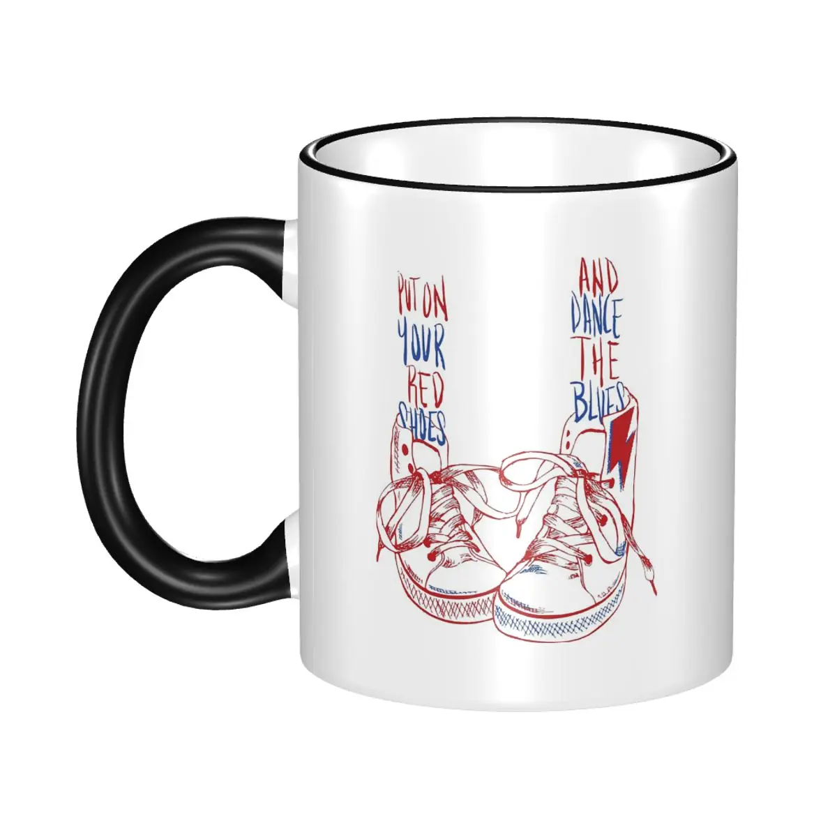 Let's Dance! Mug Funny Ceramic Coffee Cups Tea Mugs Milk Cup Drinkware Gift for Friends