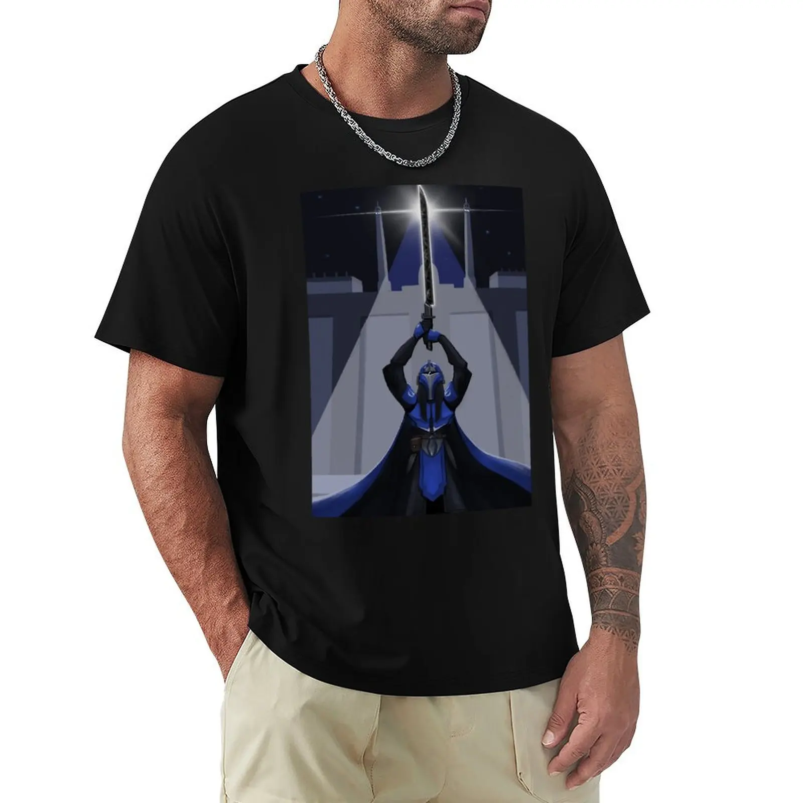 

Tarre Vizsla and the dark saber T-Shirt plus size clothes Aesthetic clothing t shirts for men cotton