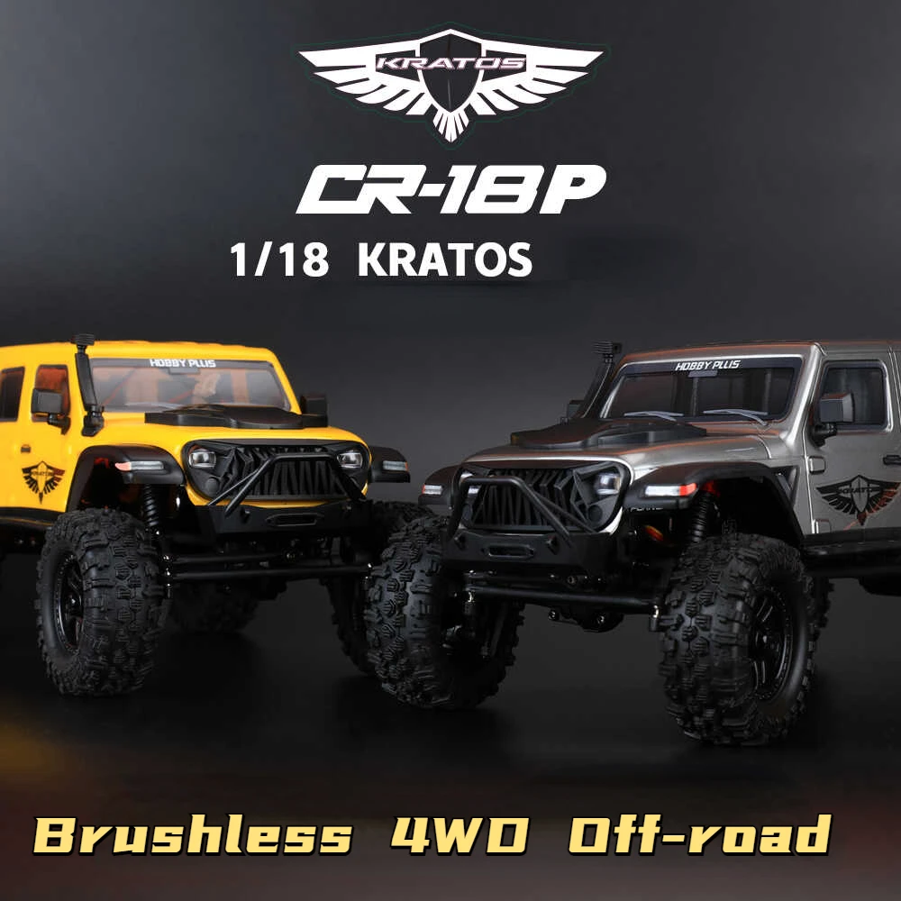 

HOBBY PLUS KRATOS CR18P 1/18 RC Car Brushless 4WD Off Road Crawler Vehicle Electric Remote Control Truck Model Boy Kids Toy