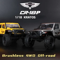 HOBBY PLUS KRATOS CR18P 1/18 RC samochód bezszczotkowy 4WD terenowy pojazd gąsienicowy elektryczny Model zdalnie sterowana ciężarówka chłopiec zabawka dziecięca