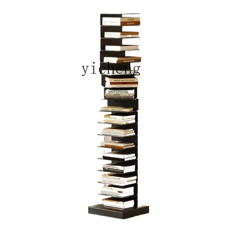 Invisible Shelves Floor Storage Rack Creative Simple Children's Iron Vertical Book Storage Rack