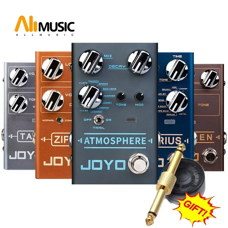 JOYO Electric Guitar Pedal TAUREN/TAICHI/ UZI/ZIP AMP/MAXI MUM/O.M.B/AQUARIUS/CAB BOX/VISION/NASCAR DELAY/BAATSIN/XVI