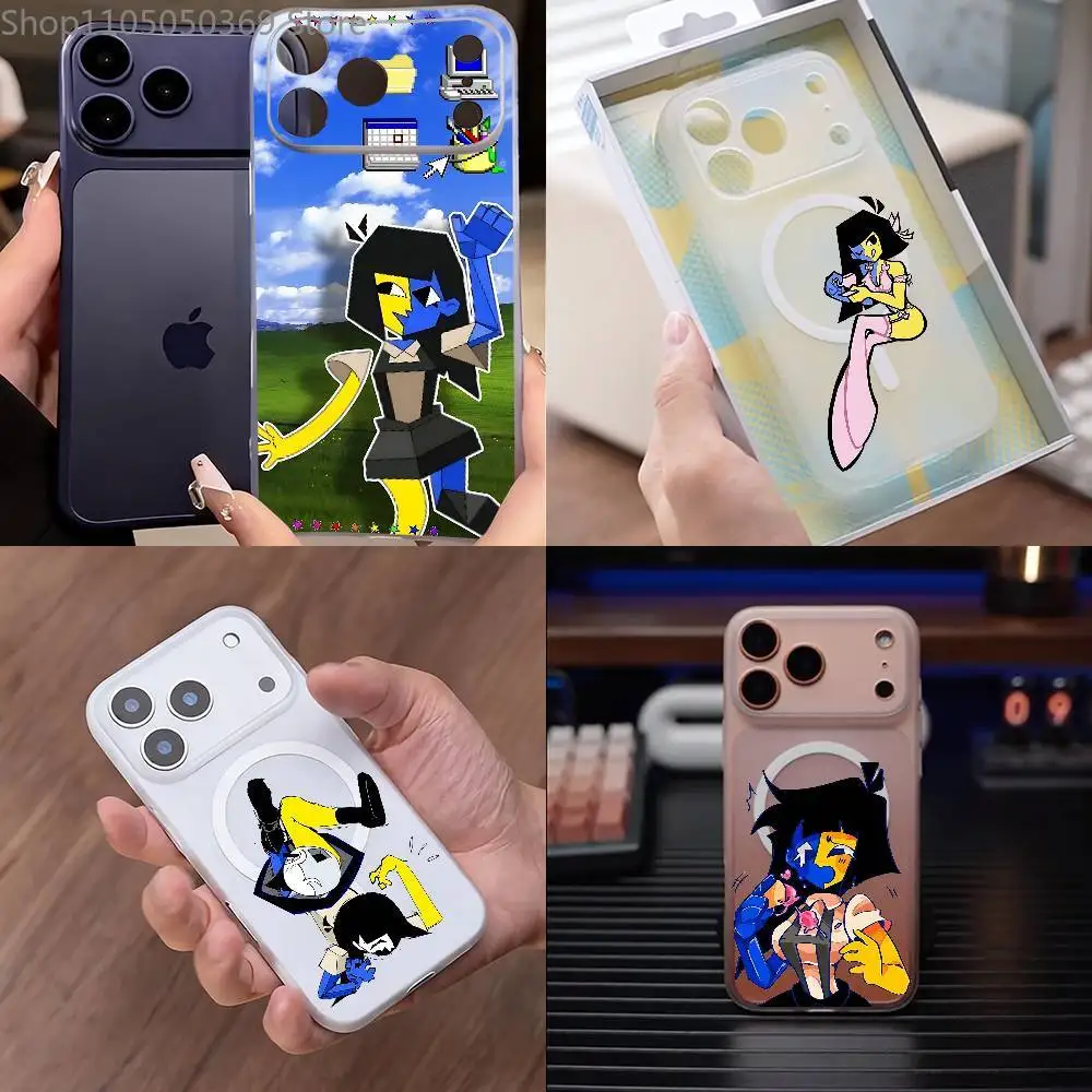 

G-Gallery Ena Rain Rock Phone Case For iPhone 17,16,15,14,13,12,11 Pro,Max,Plus,Mini,Air,E Magnetic Magsafe Frosted Transparent