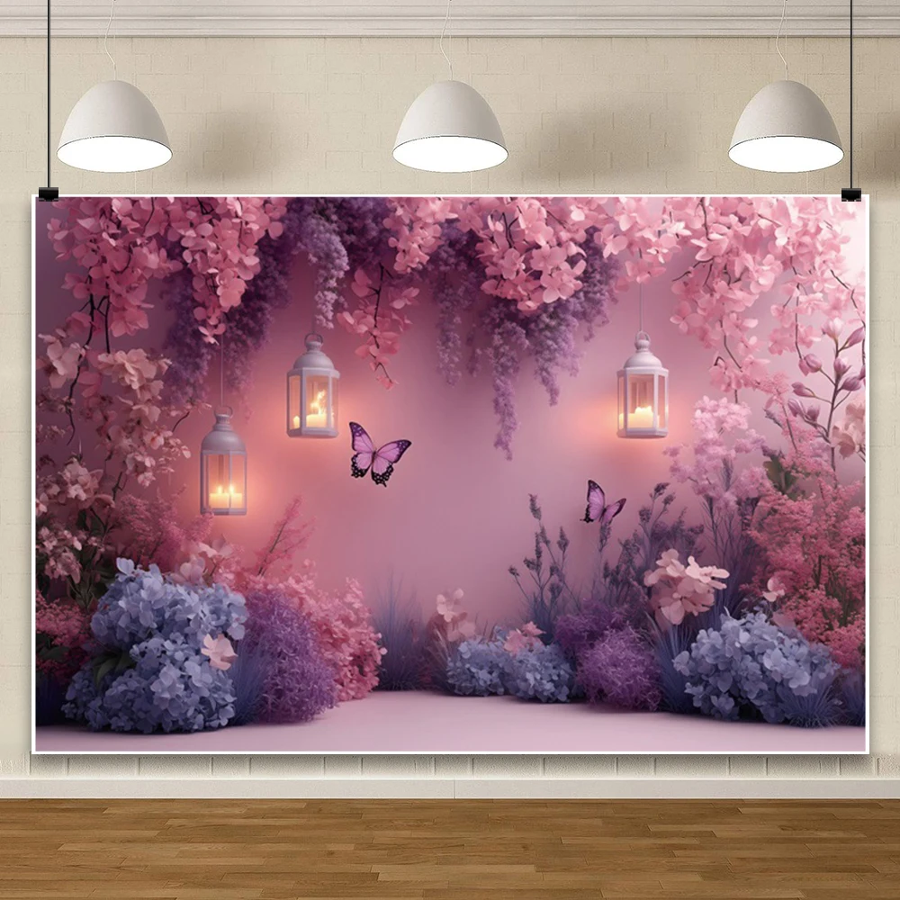 زهرة الستارة الزفاف التصوير خلفية زهرة غرفة الربيع المشهد الزفاف صورة ديكور حفلة خلفية كابينة تصوير الدعائم