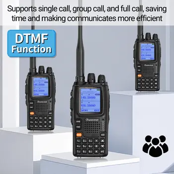 Wouxun KG-UV9D Plus Air Band Walkie Talkie VHF UHF Type-C Cross-Band Repeater Přenosový komunikátor DTMF Ham Obousměrné rádio 10 nejlepší prodej wouxun kg - №7