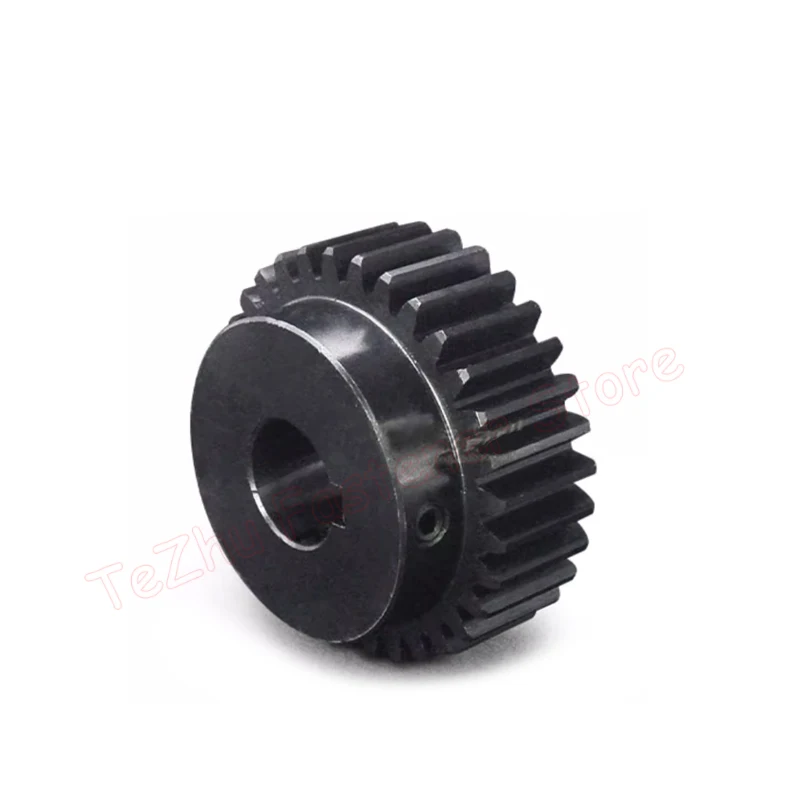 1pc 20 Teeth 2.5M Spur Gear with Step 45# Steel High Frequency Blackening 2.5 Module 20T Drive Gear Bore 10 12 14 15 16 17-22mm