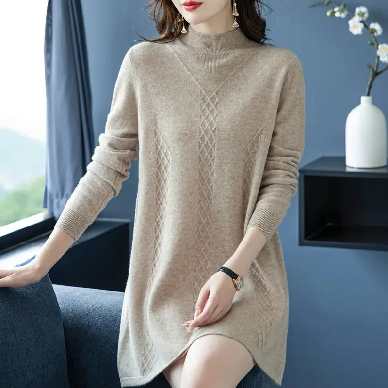 السيدات أزياء مثير طويل محبوك البلوزات ملابس حريمي الفتيات جميلة الأسود البلوز فساتين سترة الملابس النسائية PA1020