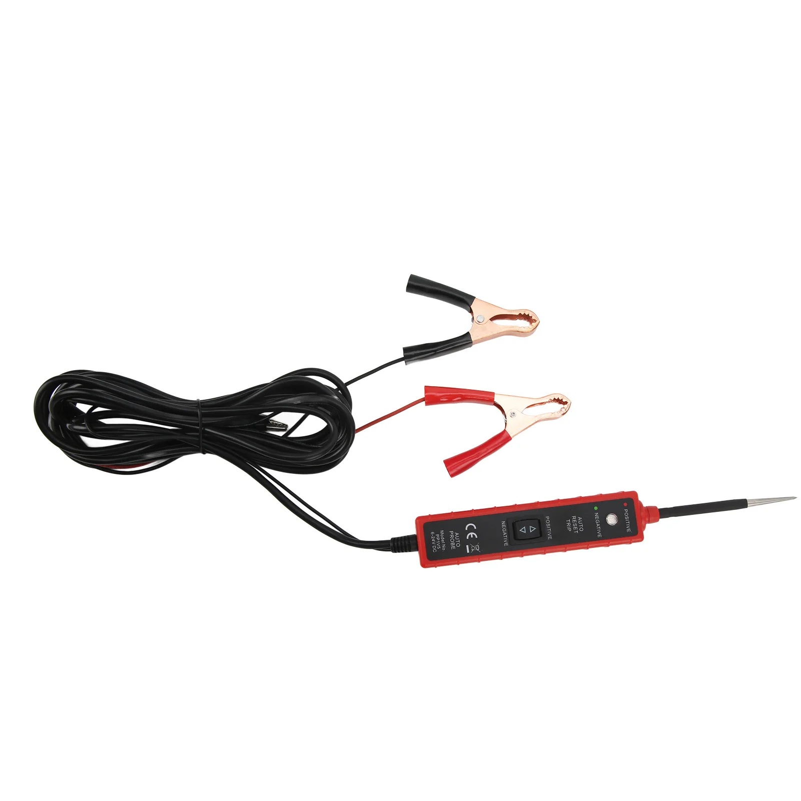 Car Circuit Tester with LED Light 6‑24V Multifunction Automotive Test Probe for Boats Trailers