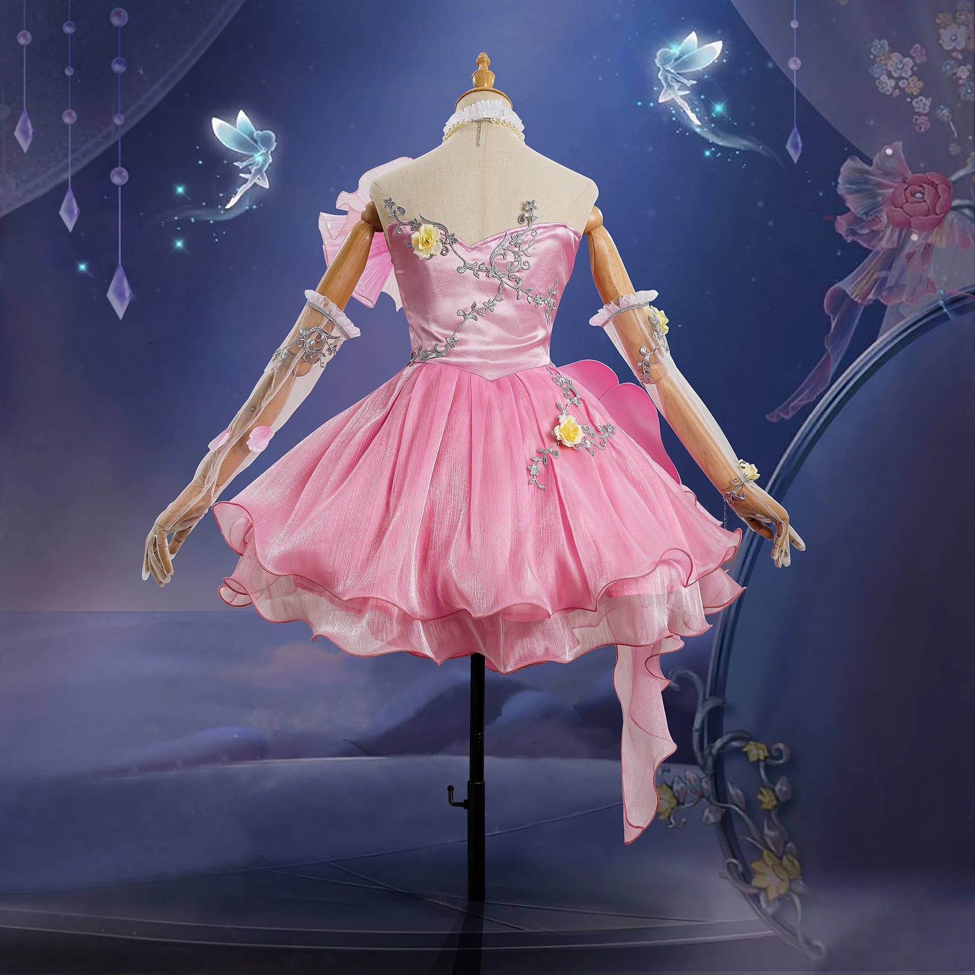 Neu Silfied Dancer Cosplay Kostüm für Halloween Weihnachten Rollenspiel Party Comic Ausstellung Spiel Identität V S-XXL