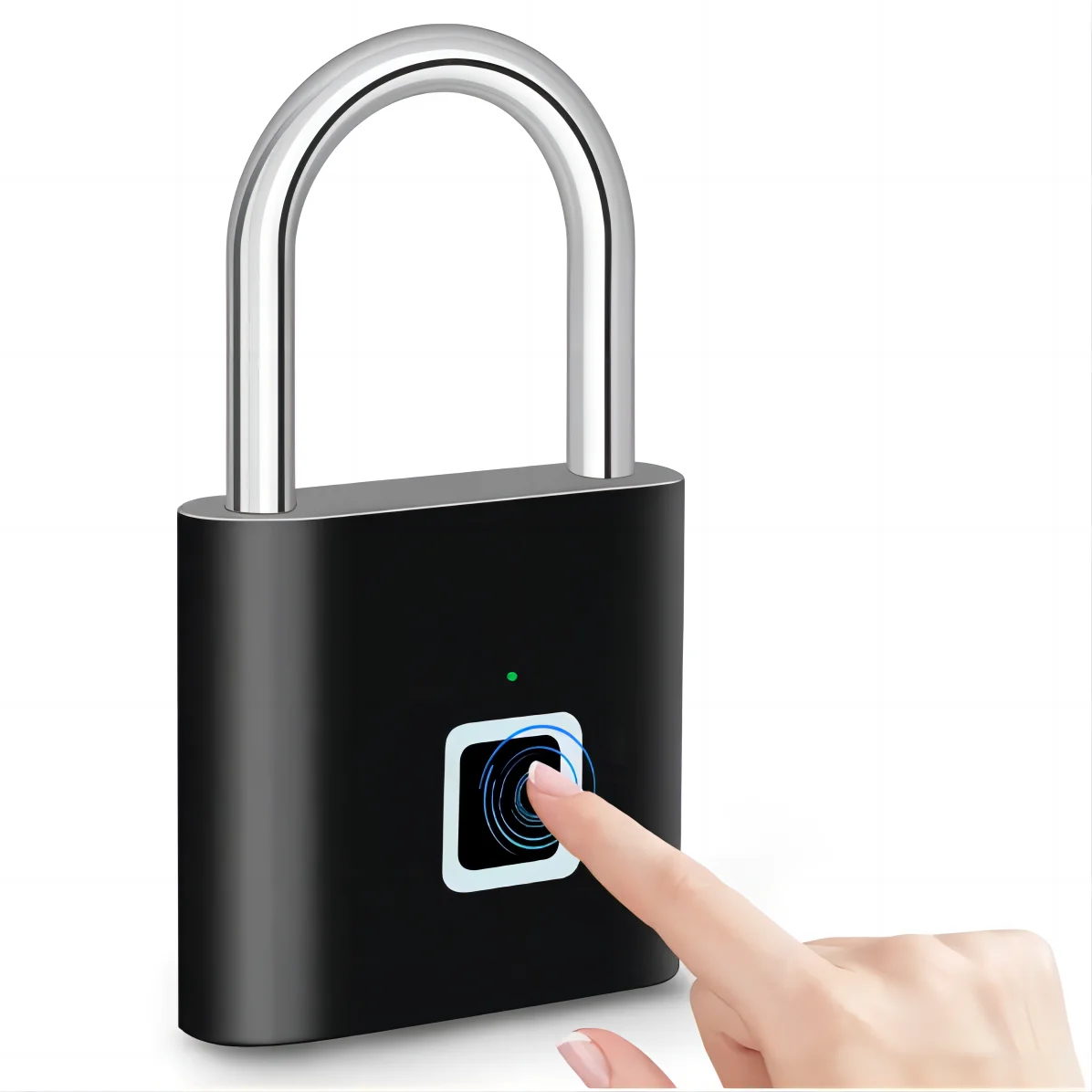 Fingerprint Lock Keyless Waterproof Anti-Theft Smart Lock Fingerprint Padlock Zinc Alloy Intelligent Safety Electronic DoorLock