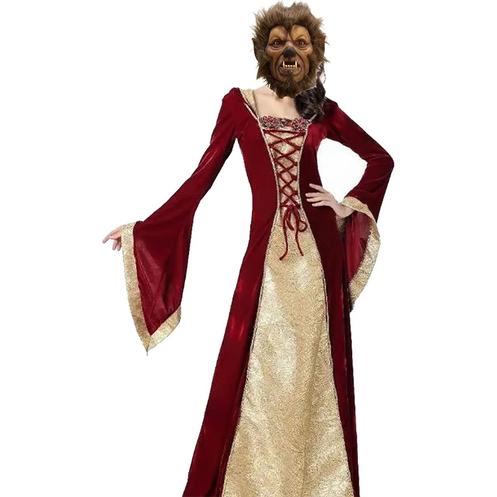 Halloween Wild Man Mask Full Head Wild Man Mask Costume Carnival Mask for Holiday Masquerade Carnivals Cosplay Party