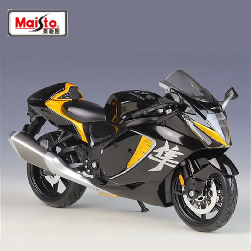 Maisto 1:12 SUZUKI 2022 Hayabusa Alloy Racing Motorcycle Model Diecasts Metal Toy Street Sports Motorcycle Model Childrens Gifts