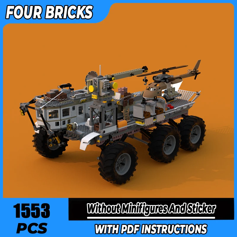 

Строительные блоки Moc, многофункциональный комплексный дорожный автомобиль, технология, модульные кирпичи, модель, подарки, рождественские игрушки, наборы «сделай сам», сборка