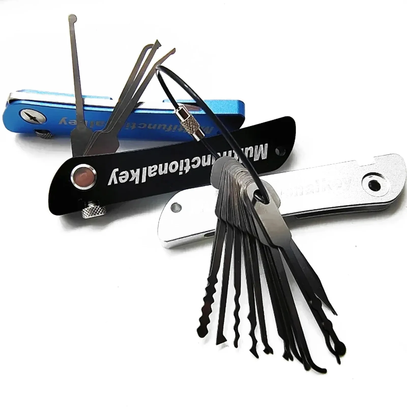 21 in 1 Lock Picking Set with Super Compact Size Ideal for The Beginners and Professionals To Practice Lock Picking Skills