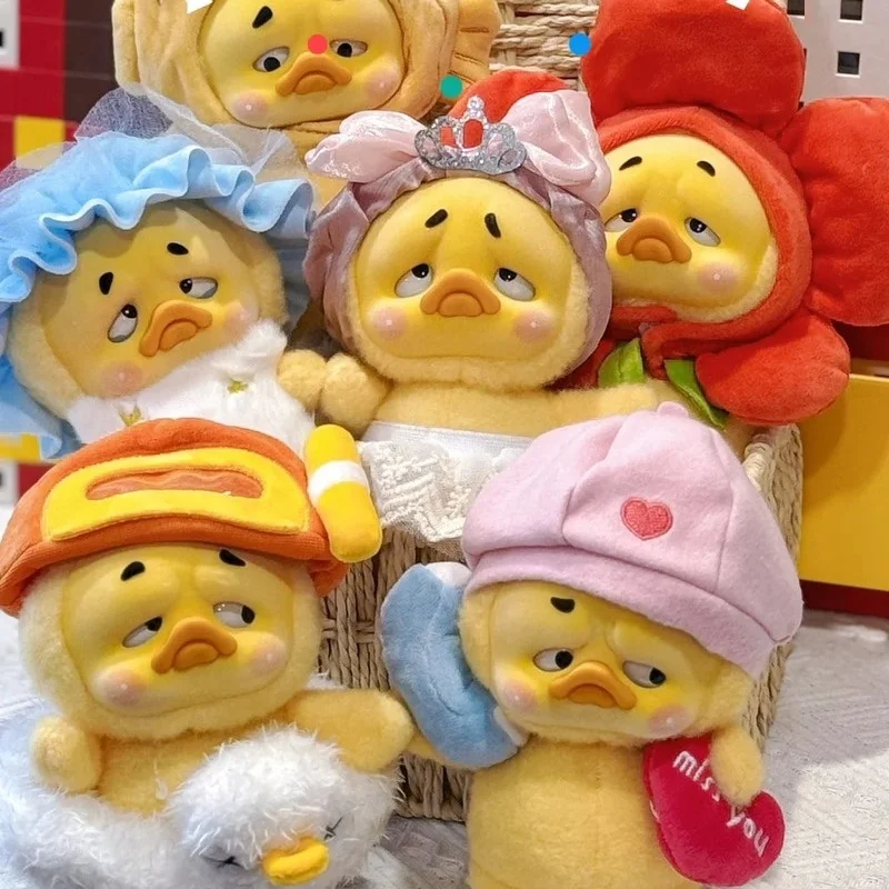 

Upsetduck Blind Box Being Spoiled Is A Lucky Duck Series Trendy Duck Animal Anime Peripheral Plush Desktop Ornament Toys Gifts