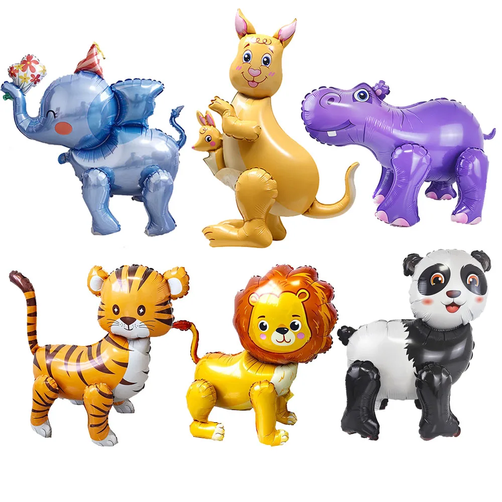 子供のための動物の形をした装飾的なバルーン,さまざまな動物の形をした大きな風船,誕生日,出産祝い,子供のためのギフト