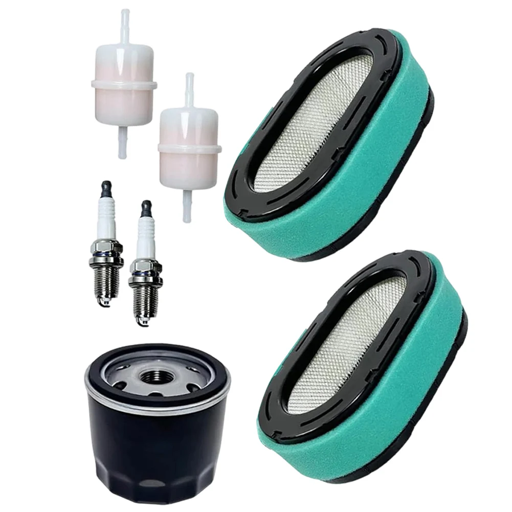 Fuel Filter Kit Air Filter Kit Lawn Mower Maintenance Foam Air Element Easy Installation Improves Combustion For KT725 Engines