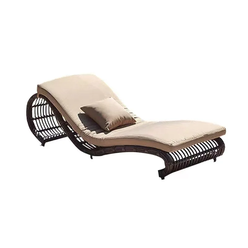 Outdoor leisure pool Beach loungers Sauna bed Bed and breakfast lounge chair Rattan bed