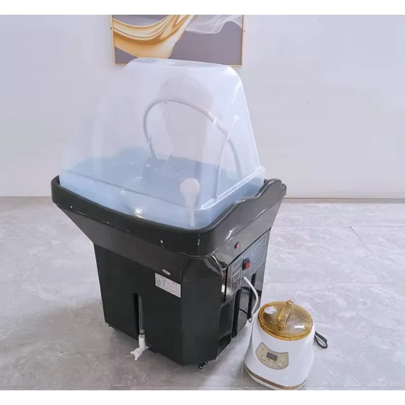 

Portable Shampoo Head Spa Sink Basin with Water Tank Hair White Basin and Styling Appliances Without Bed for Beauty Salon